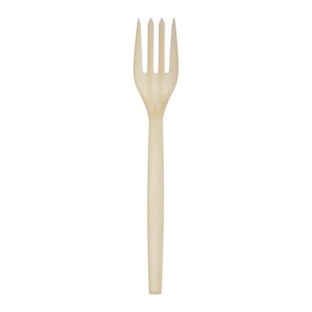 Eco-Products Eco-Products , Fork, Plantstarch (PSM), Cream, 50/Pack EP-S002PK